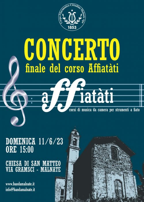 Locandina Concerto Affiatati 06-2023