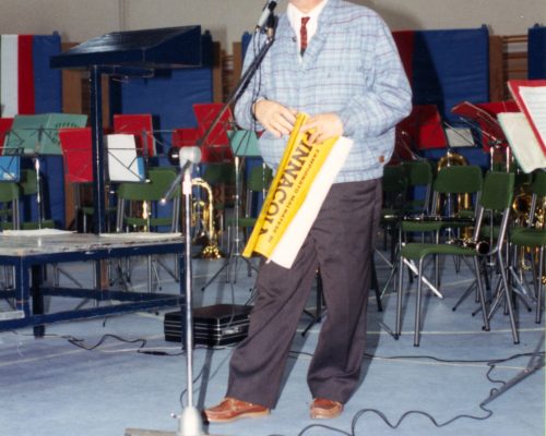 Malnate, 1990 - Gino Bernasconi, inventore del Campionato Malnatese di Pinnacola a squadre